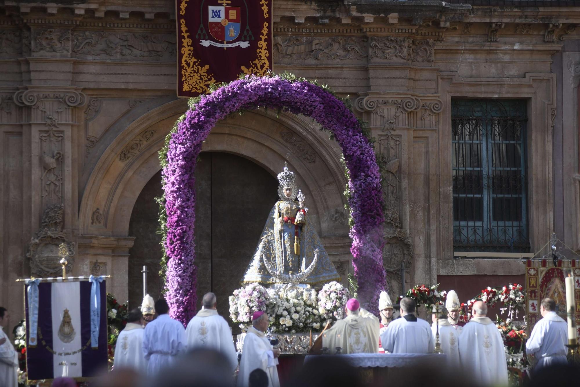 Misa huertana y procesión con la Virgen de la Fuensanta en el Bando de la Huerta