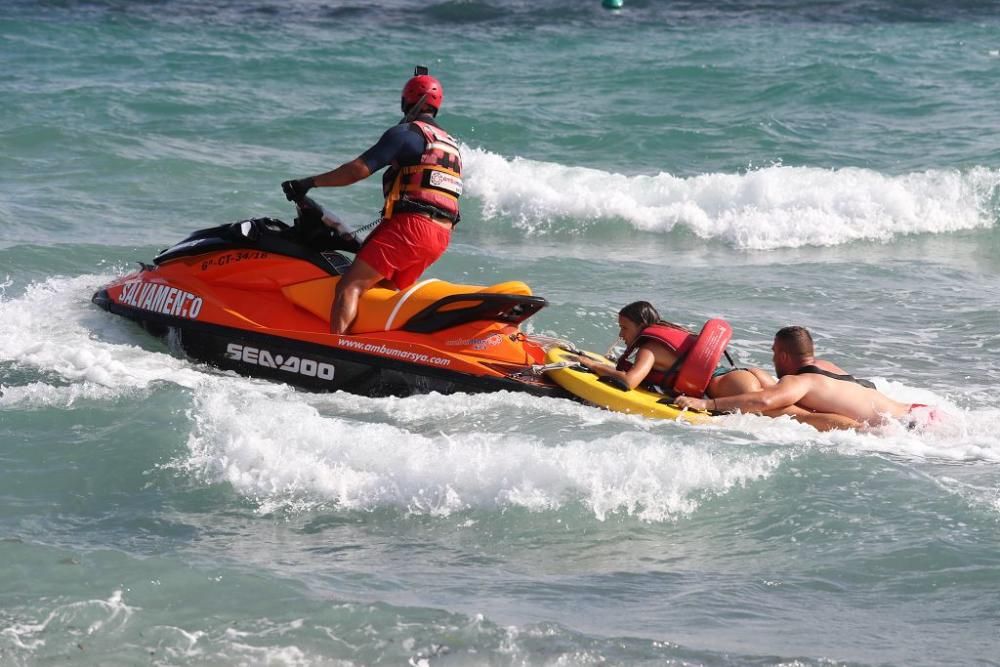 Simulacro de rescate en Cabo de Palos