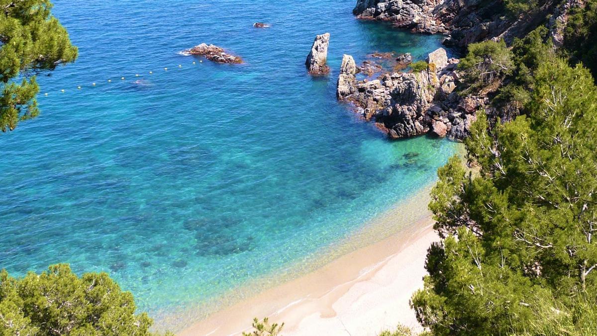 La platja del Golfet, a Calella de Palafrugell.