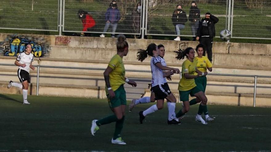 Un avance del equipo zamorano en el partido jugado en Valorio.
