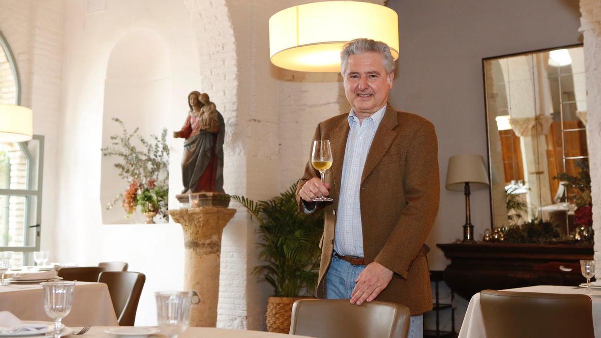 Javier Campos, en La Ermita de la Candelaria.