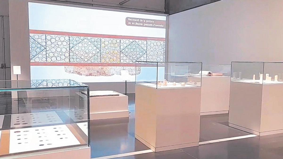 Exposició de la vil·la romana de l'Espelt al Museu de la Pell