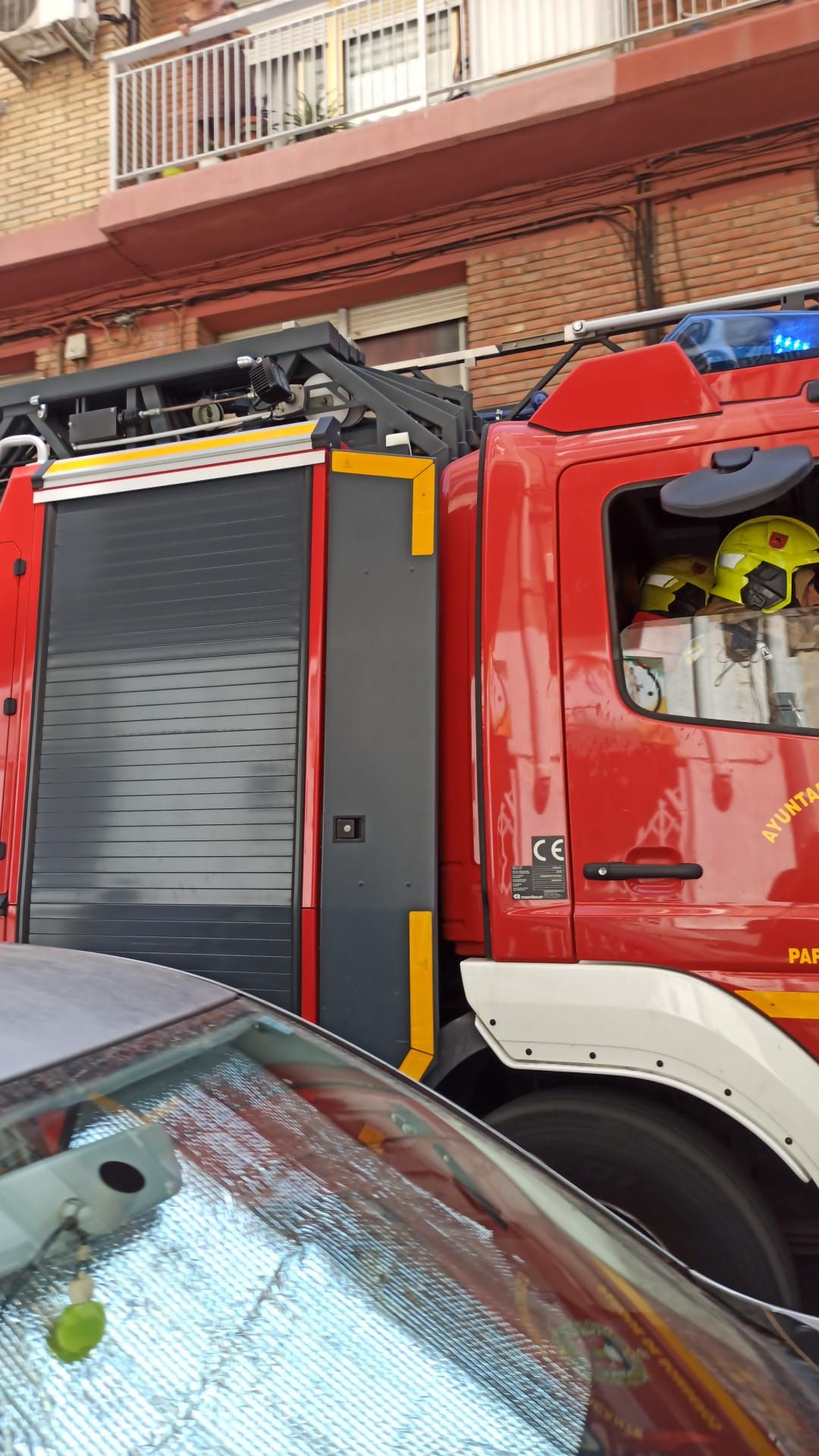 Incendio en un piso de la calle Dato Iradier en Alicante