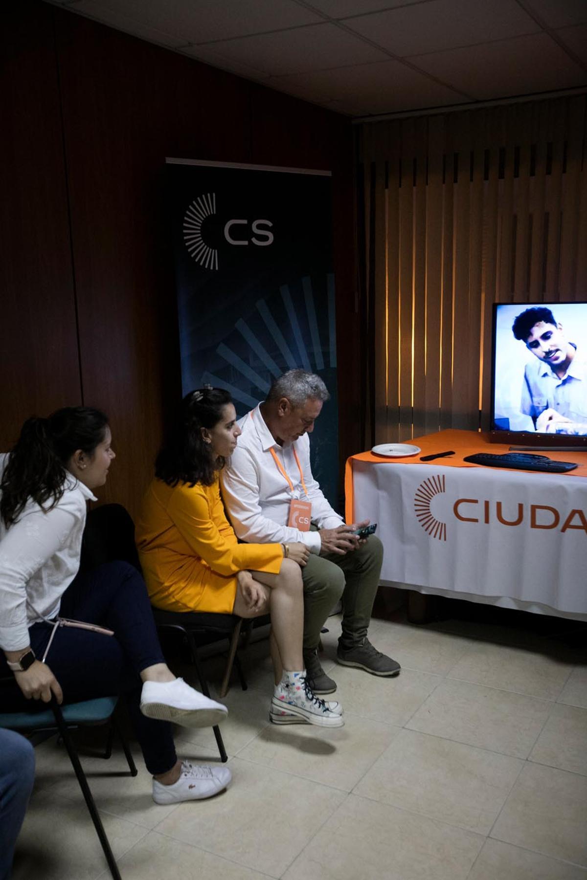 Noche electoral en la sede de Ciudadanos Ibiza Noche electoral en la sede de Ciudadanos Ibiza