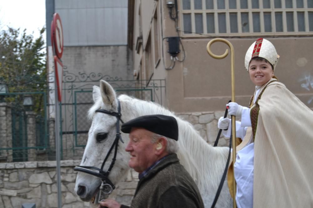 Sant Nicolau a l'escola Mowgli d'Igualada