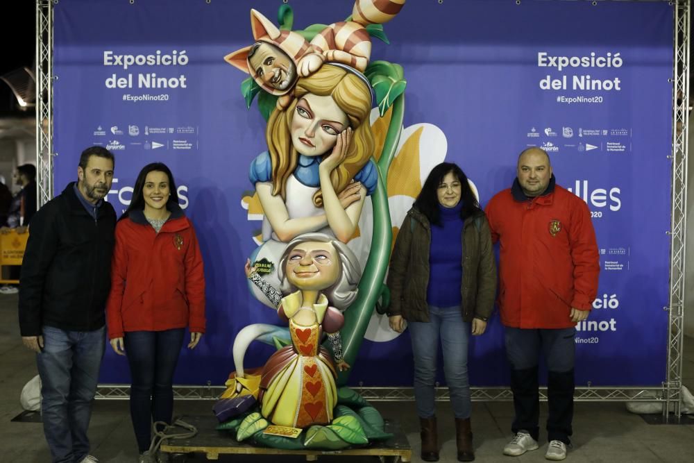 Primera jornada de entrega de ninots de las Fallas 2020