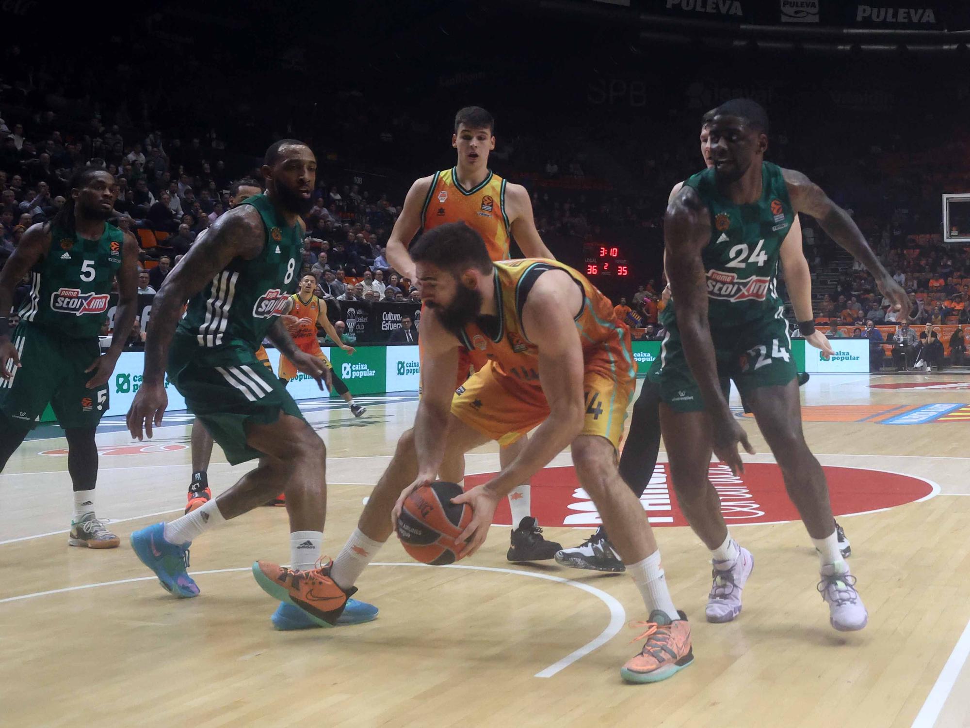 Las mejores imágenes del Valencia Basket - Panathinaikos