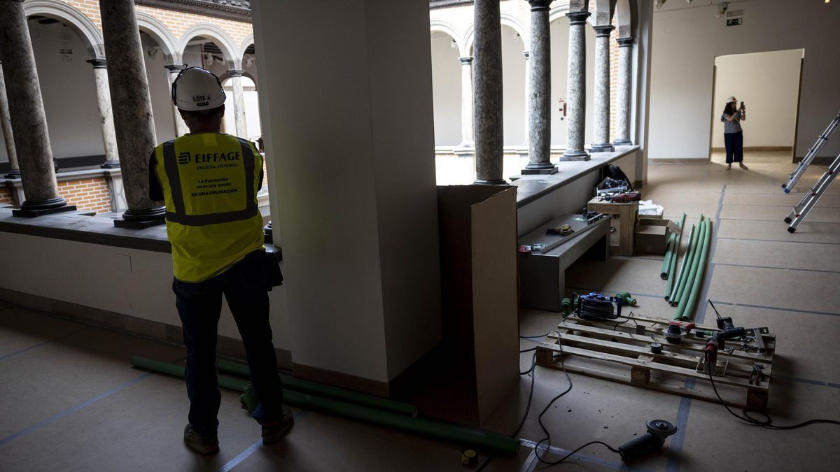 El ayuntamiento ha organizado este martes una visita a las obras del museo.