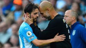 Guardiola: Todo el mundo ama a Bernardo Silva