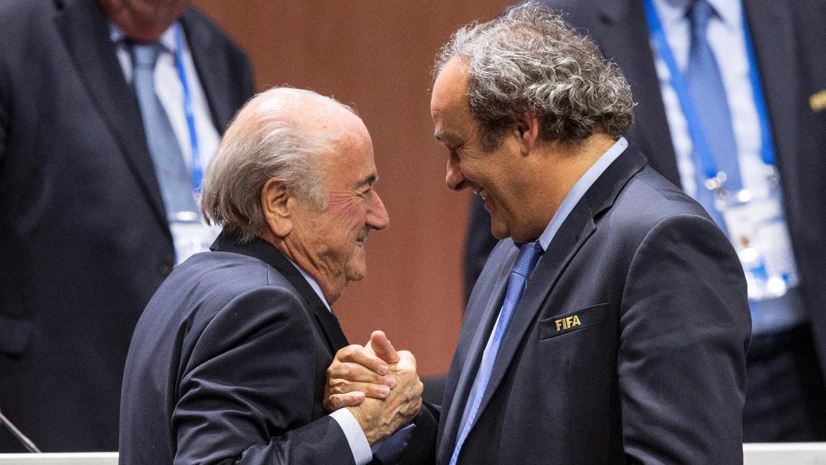 Joseph Blatter y Michel Platini