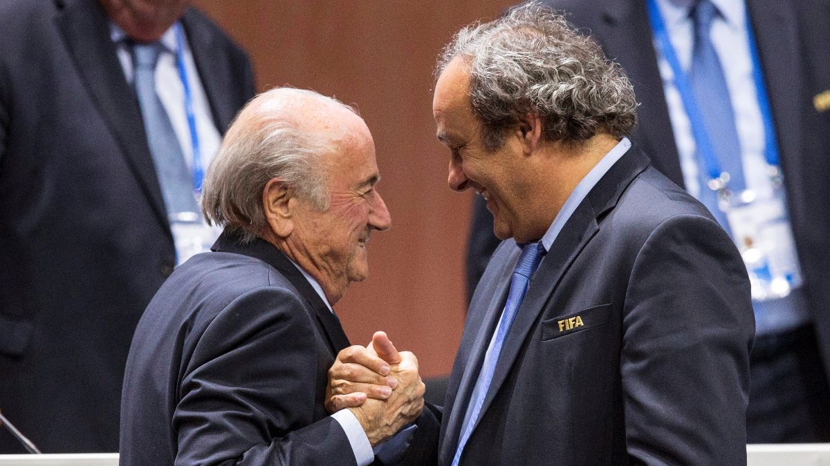 Joseph Blatter y Michel Platini