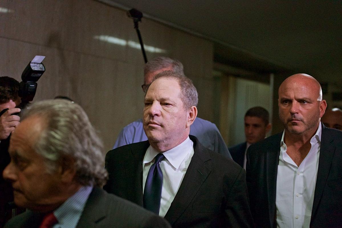 09 July 2018, US, New York: Harvey Weinstein (C) arrives at New York Criminal Court for another day of jury deliberations in his sexual assault trial in the Manhattan borough of New York City. Harvey Weinstein was sentenced to 23 years in prison by a judge in a Manhattan court on Wednesday following his recent rape conviction in a high-profile trial that was hailed as a victory for the #MeToo movement against sexual assault. Photo: Wes Bruer/ZUMA Wire/dpa