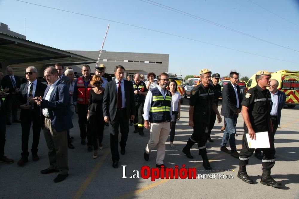 Simulacro en Lorca por inundaciones, terremoto y f