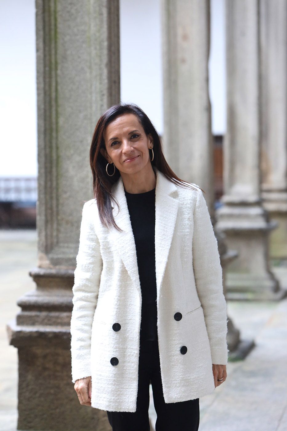 Beatriz Corredor, en el Hostal de los Reyes Católicos.