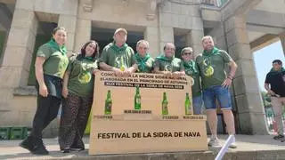 Sidra Contrueces se corona como la mejor sidra de Asturias en el Festival de Nava, abarrotado de público: "Da cuenta del amor que hay por ella"