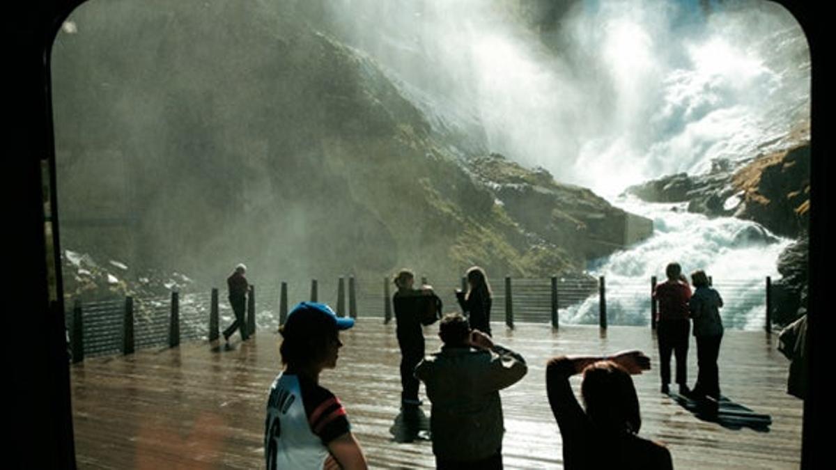 Paisajes únicos desde la ventanilla del &quot;Flamsbana&quot;