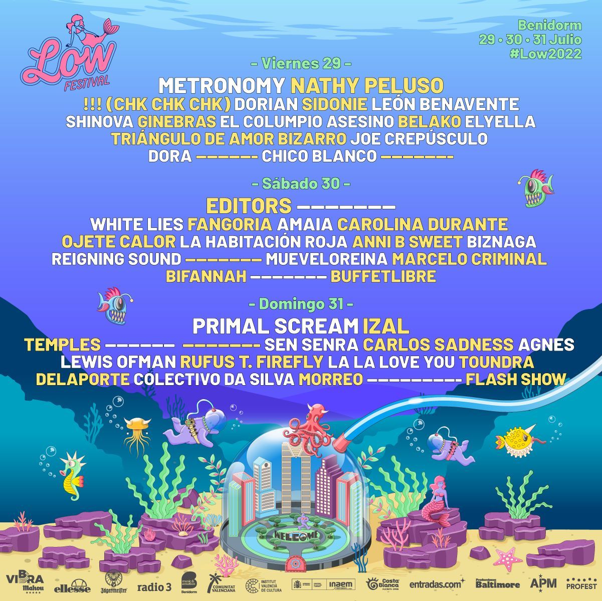 Cartel del Low Festival 2022.