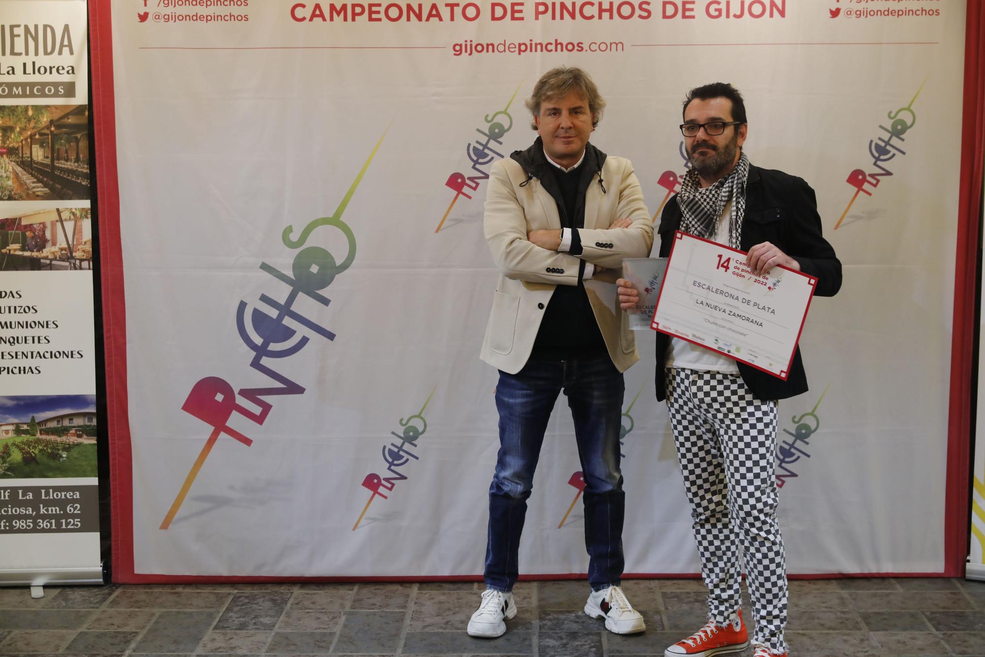 EN IMÁGENES: Entrega de los galardones del Campeonato de Pinchos de Gijón