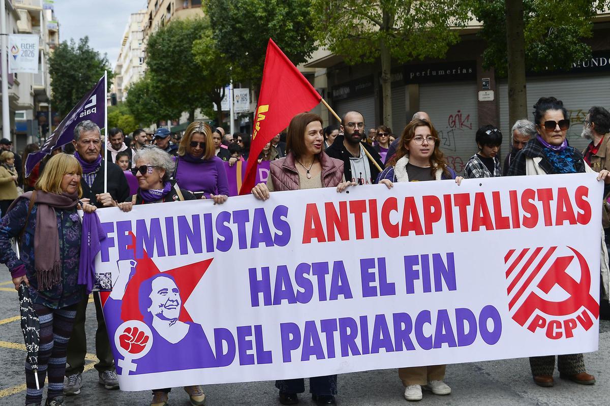 Manifestacion 8 M en Elche