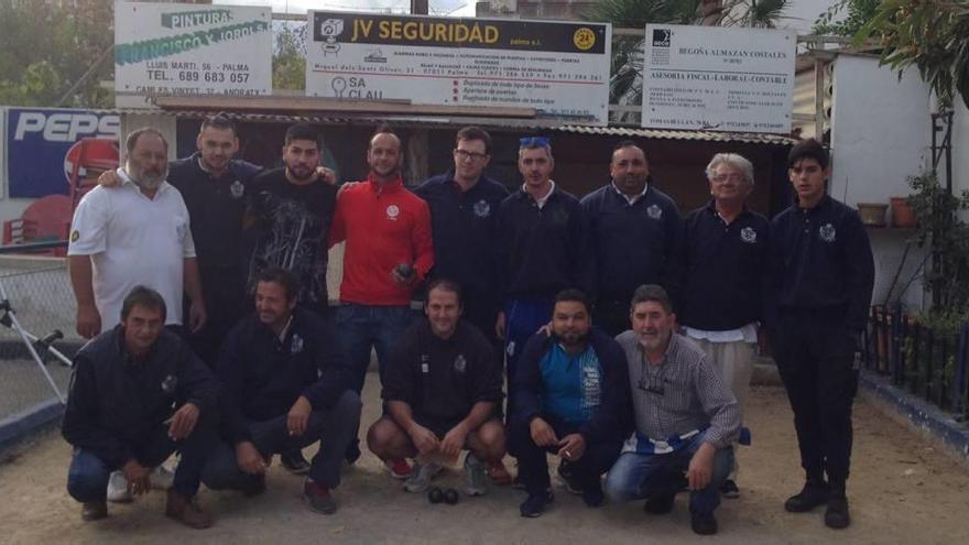 Equipo del Bar Central de Preferente, que ha descendido a Primera.