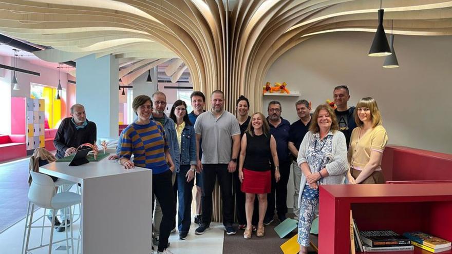 Los socios del proyecto Sijma visitan Langreo