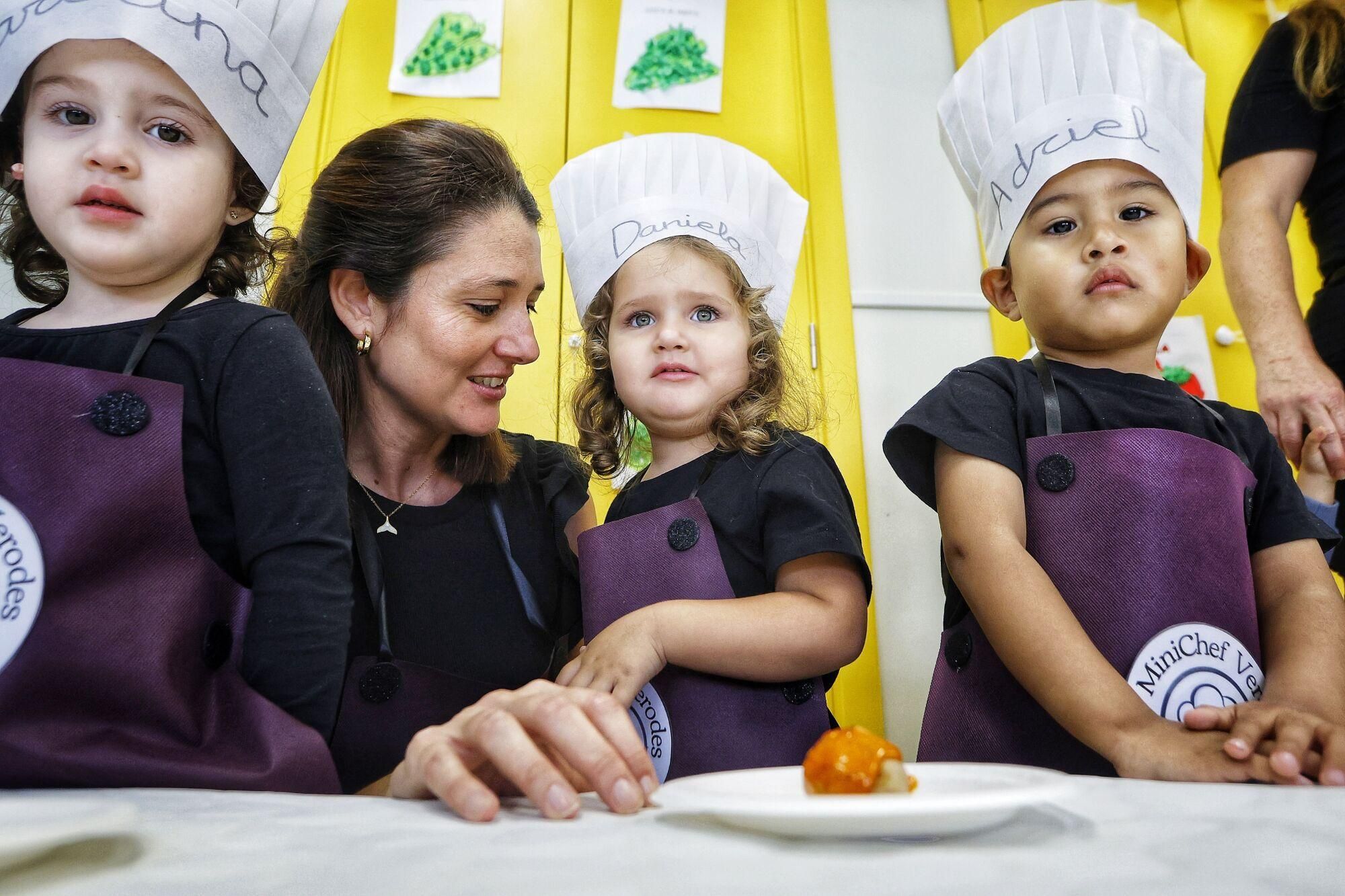 'Minichefs' en el colegio Los Verodes de Santa Cruz.
