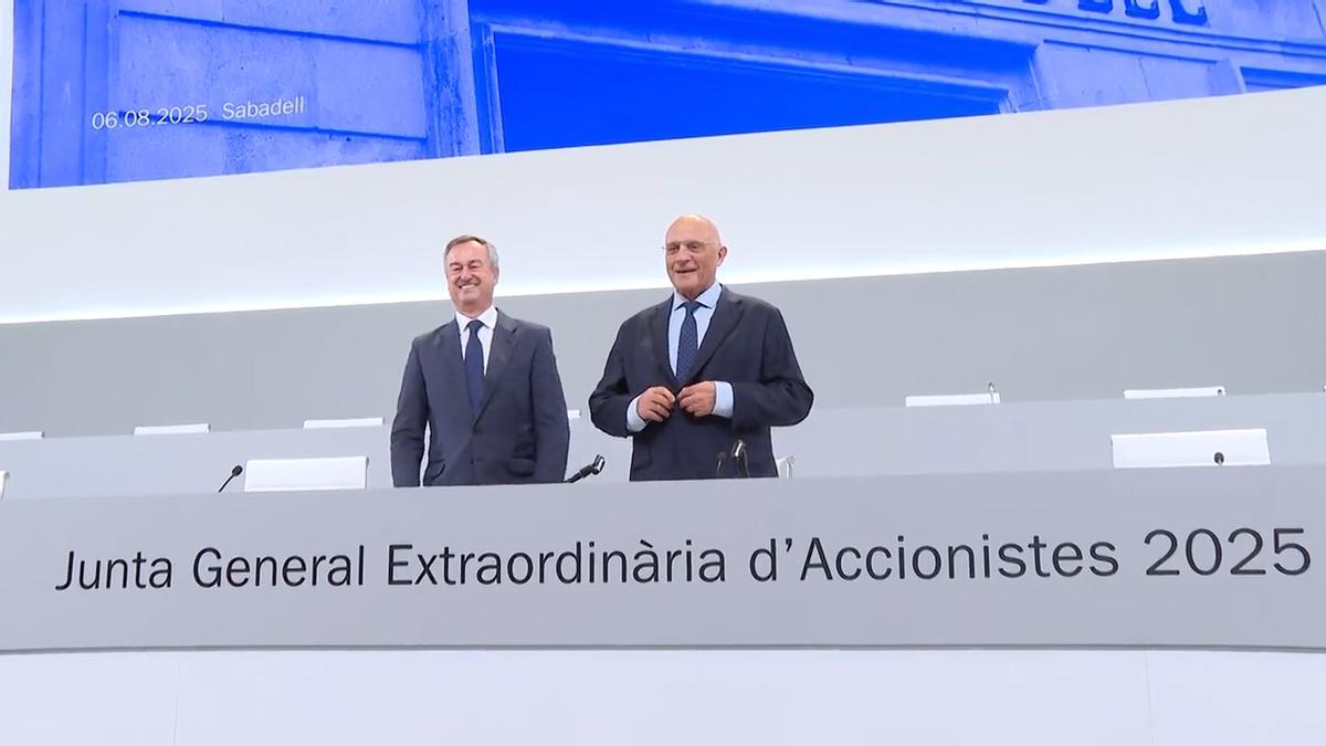 El BBVA mejora su OPA sobre el Sabadell un 10 % y ofrece una contraprestación enteramente en acciones