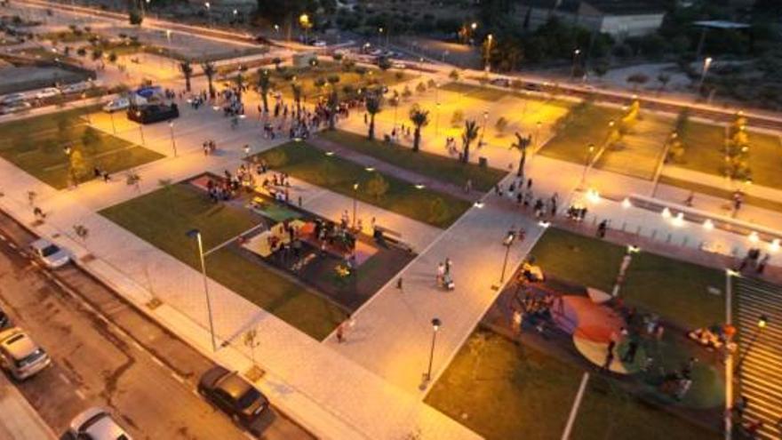 Vista del parque Miguel Mateo Pastor que, integrado en el Sector 9, fue inaugurado en septiembre del pasado año.