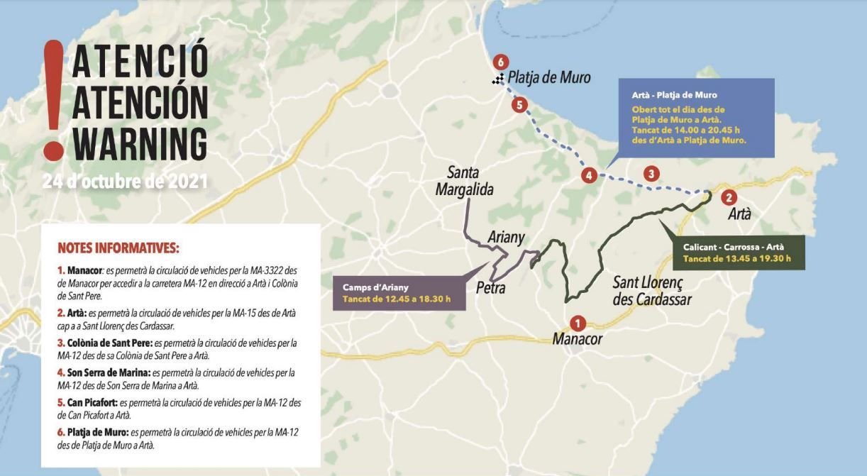 Carreteras cortadas por la Mallorca 312 (3)