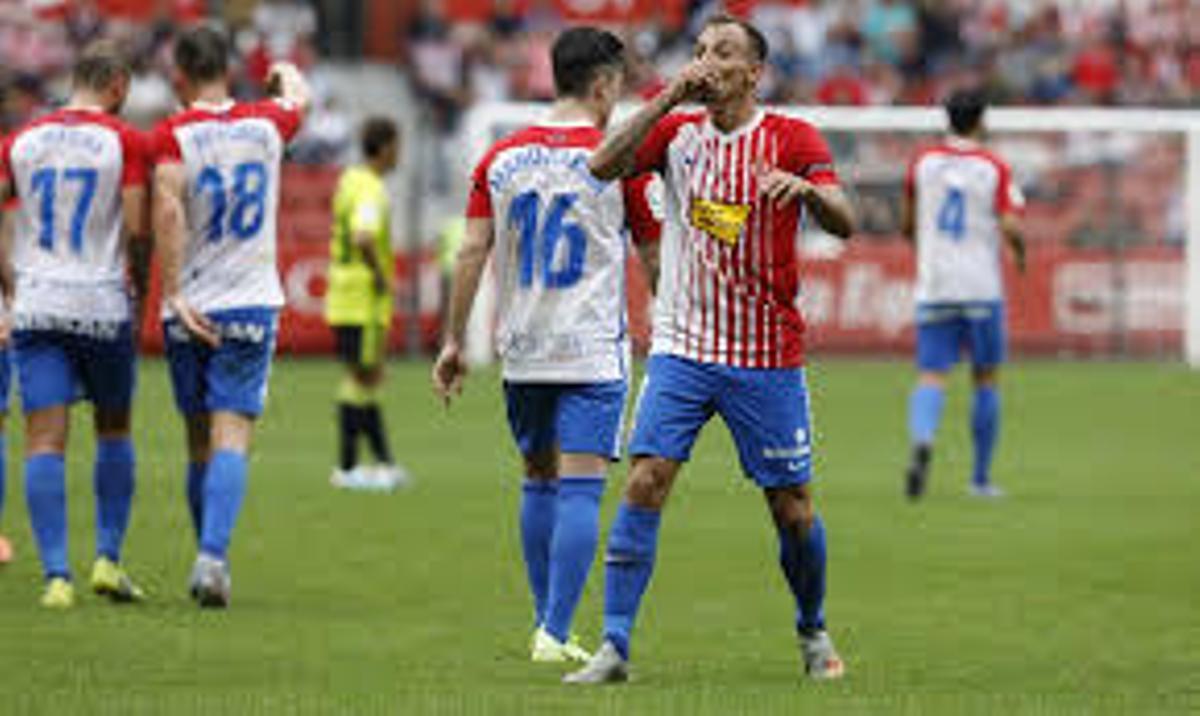 Pablo Pérez, referencia en el ataque del Sporting y Gragera novedad