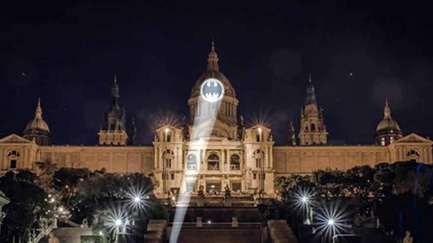 Así será la señal de Batman que se verá en Barcelona este sábado