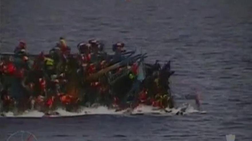 Naufragio de la embarcación de más de 500 inmigrantes