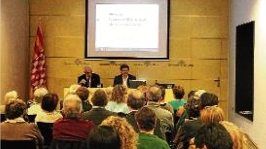 Un moment de la presentació de la proposta del nou consell.