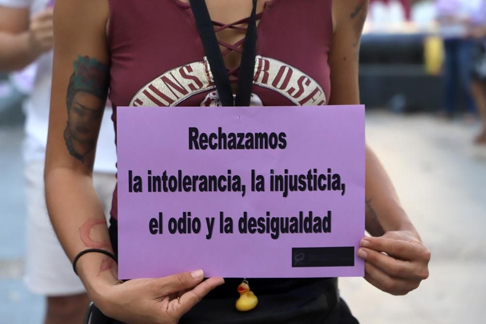 Concentración en Las Tendillas contra la sentencia de "La Manada"