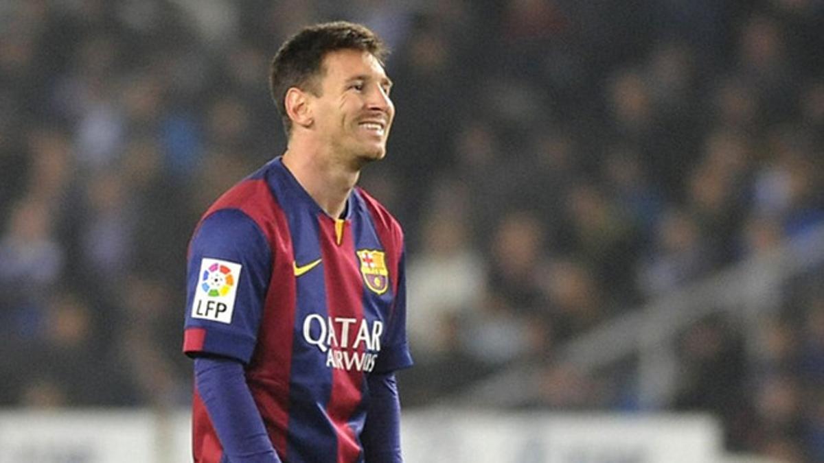 Leo Messi tampoco marcó en Anoeta