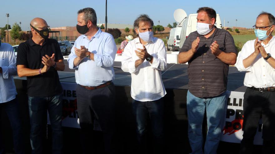 Els presos a Lledoners abans d&#039;entrar al centre penitenciari