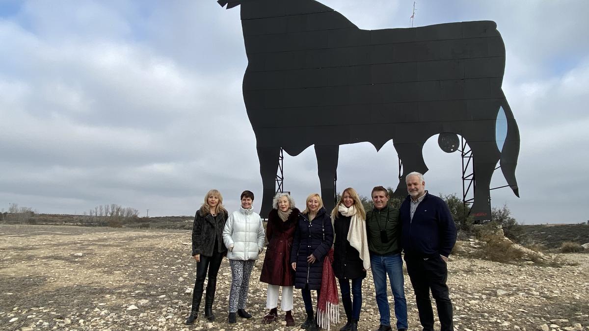 La Mirada Tabú y Turismo de Aragón han organizado este viernes un recorrido por algunas localizaciones del filme.