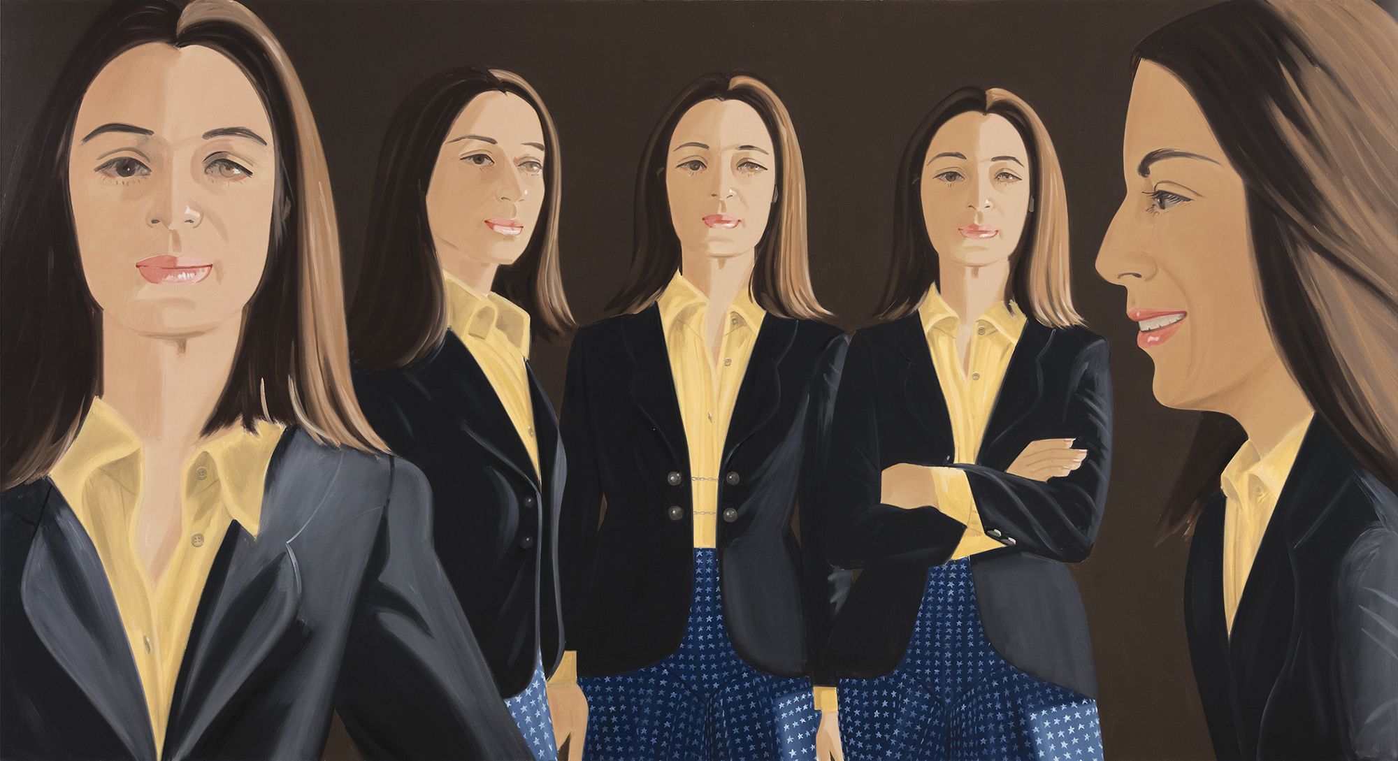 Algunas de las obras incluidas en esta exposición retrospectiva de Alex Katz en el Museo Thyssen Bornemisza