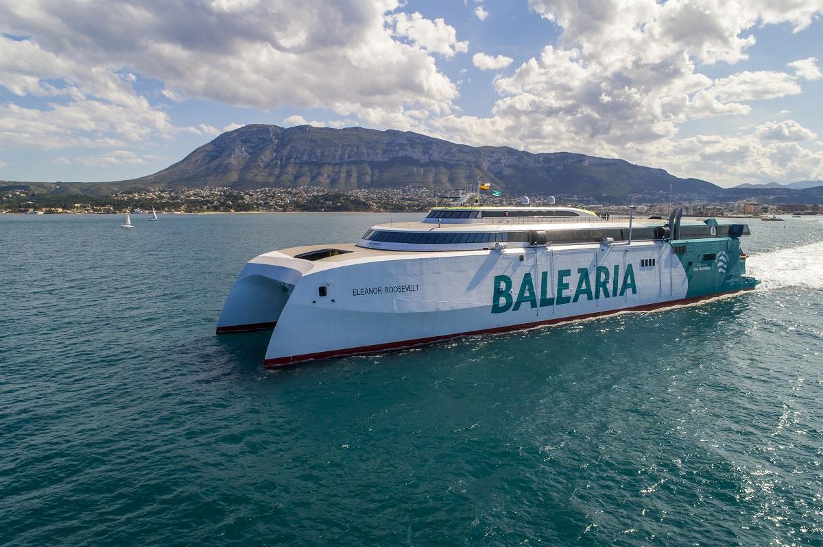 El 'fast ferry' de Baleària Eleonor Roosevelt