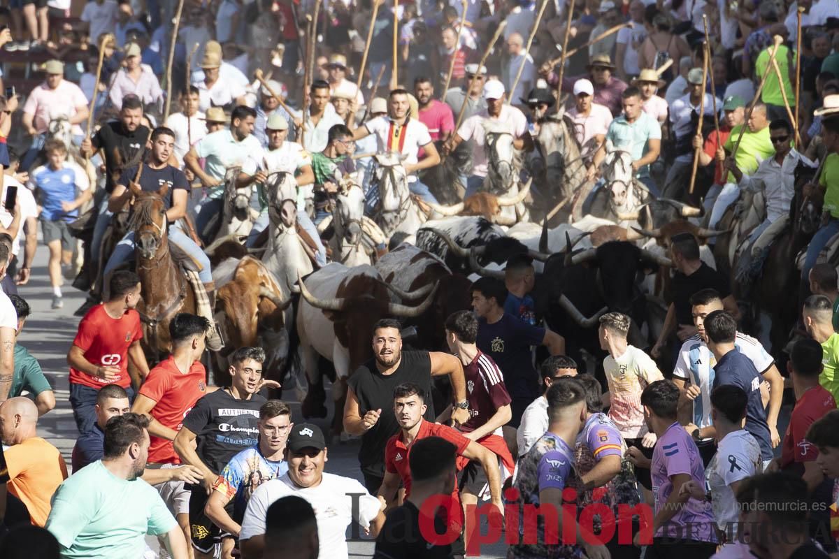 El segundo encierro de las Fiestas de Moratalla se salda con un herido