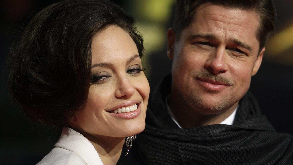 Los actores  Angelina Jolie y  Brad Pitt  en Alemania el 2009