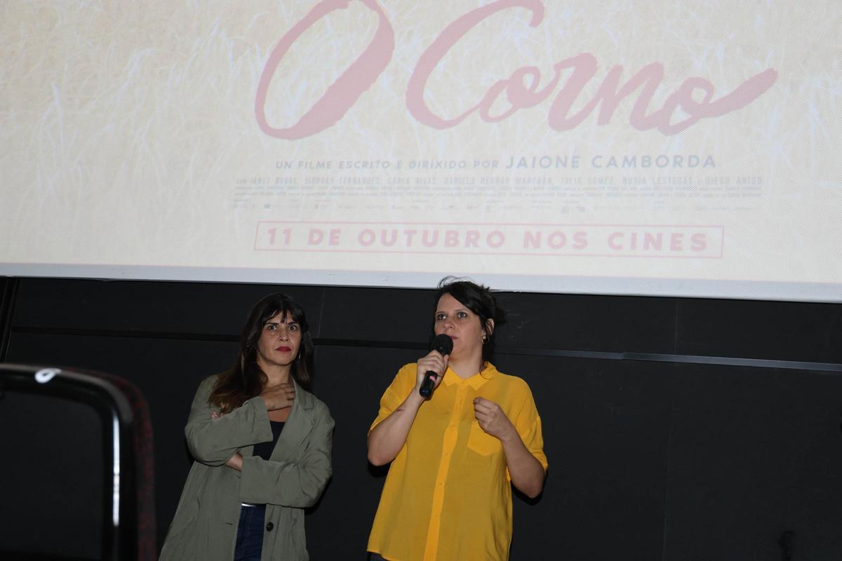 Jaione Camborda y Janet Novás presentan "O Corno" en Vigo Jaione Camborda y Janet Novás presentan "O Corno" en Vigo