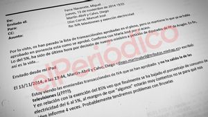 El correo de Miguel Ferre a Diego Martín-Abril.