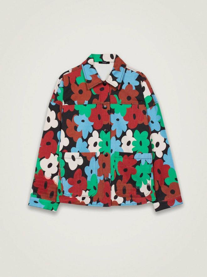 Sobrecamisa estampado floral, de Parfois