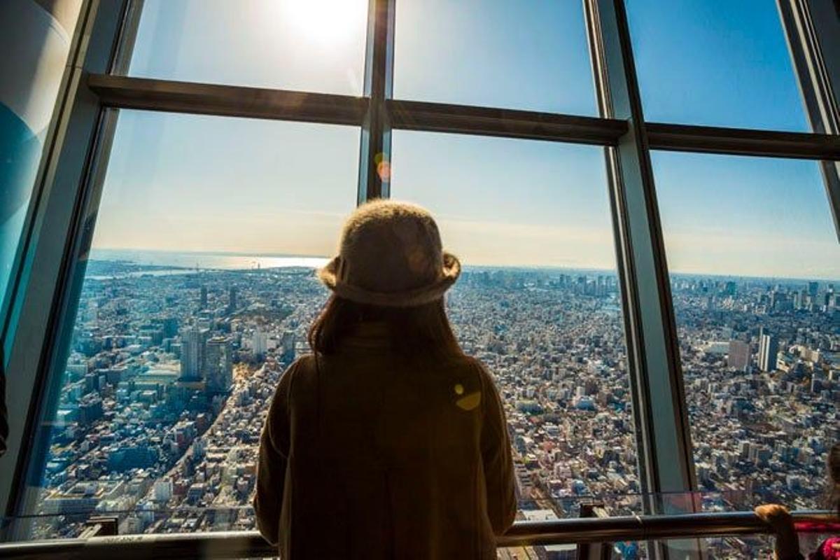 Vista de la ciudad de Tokio desde la Tokyo Sky Tree.