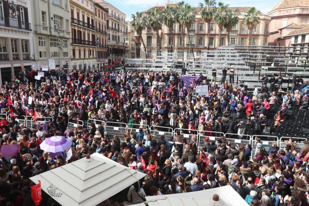 El 8M en la plaza de la Constitución