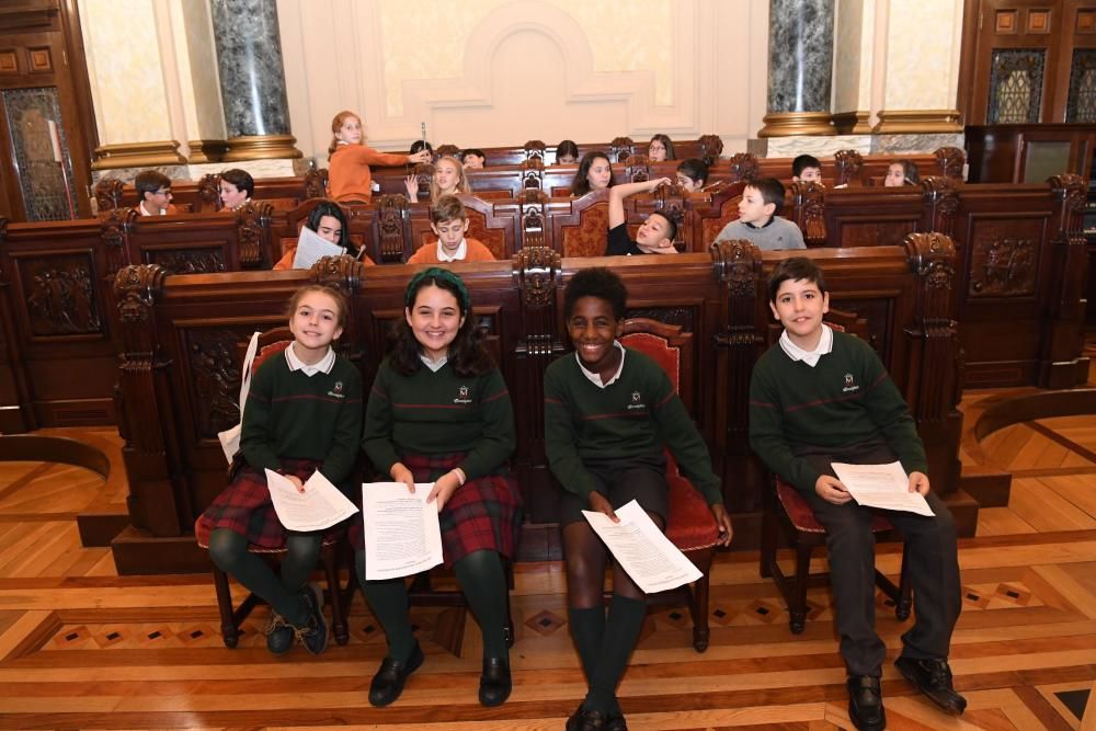 Pleno infantil en A Coruña