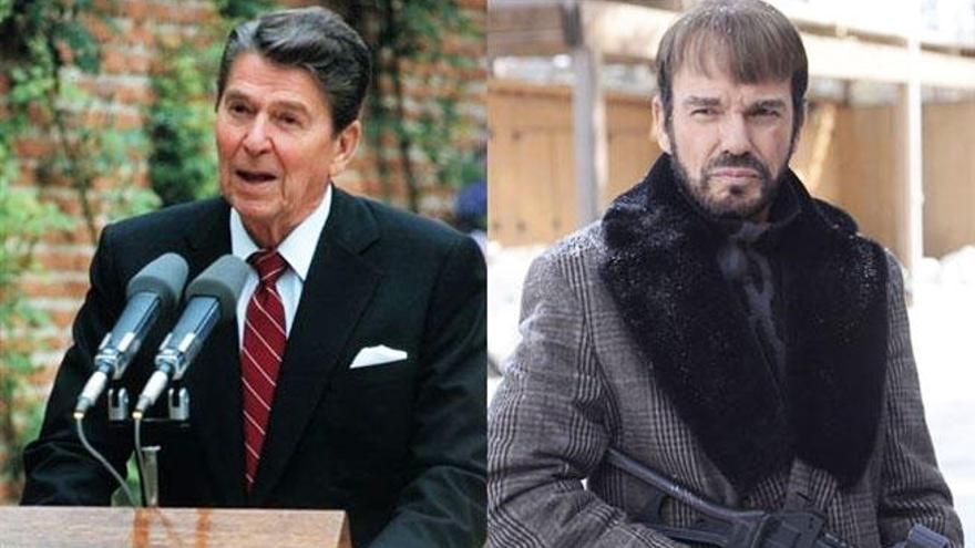 El expresidente Reagan y un personaje de &#039;Fargo&#039;.