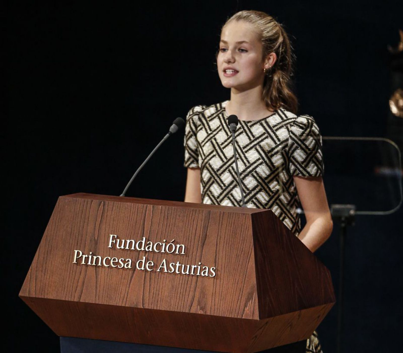 La Princesa Leonor, en la ceremonia del año pasado