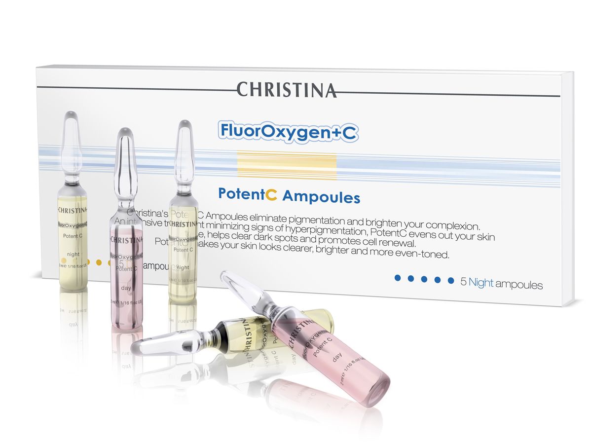 Ampollas Potent C FluorOxygen, de Christina